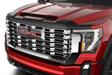 Picture of Husky Liners 19-24 GMC Siera 1500 Aeroskin Hood Protector - Smoke