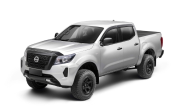 Picture of Husky Liners 22-24 Nissan Frontier Aeroskin Hood Protector - Smoke