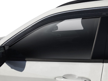 Picture of Husky Liners 99-16 Ford F-250 Super Duty EC/Std Cab Ventvisor Low Profile (2pc) - Smoke