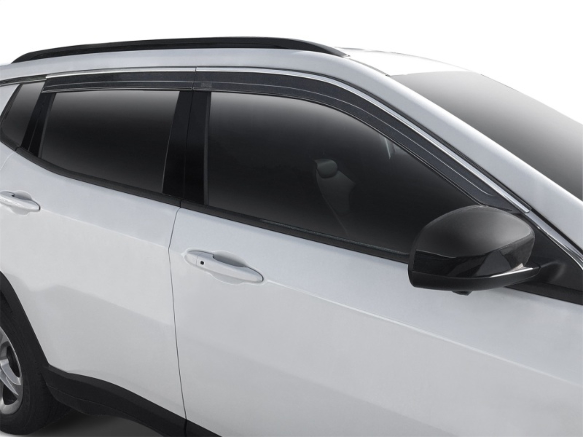 Picture of Husky Liners 14-24 Jeep Cherokee Ventvisor Low Profile (4pc) - Chrome