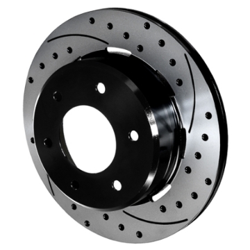 Picture of Wilwood 6x5.5 SRP Drilled Performance Rear Rotor & Hat L/H - Black