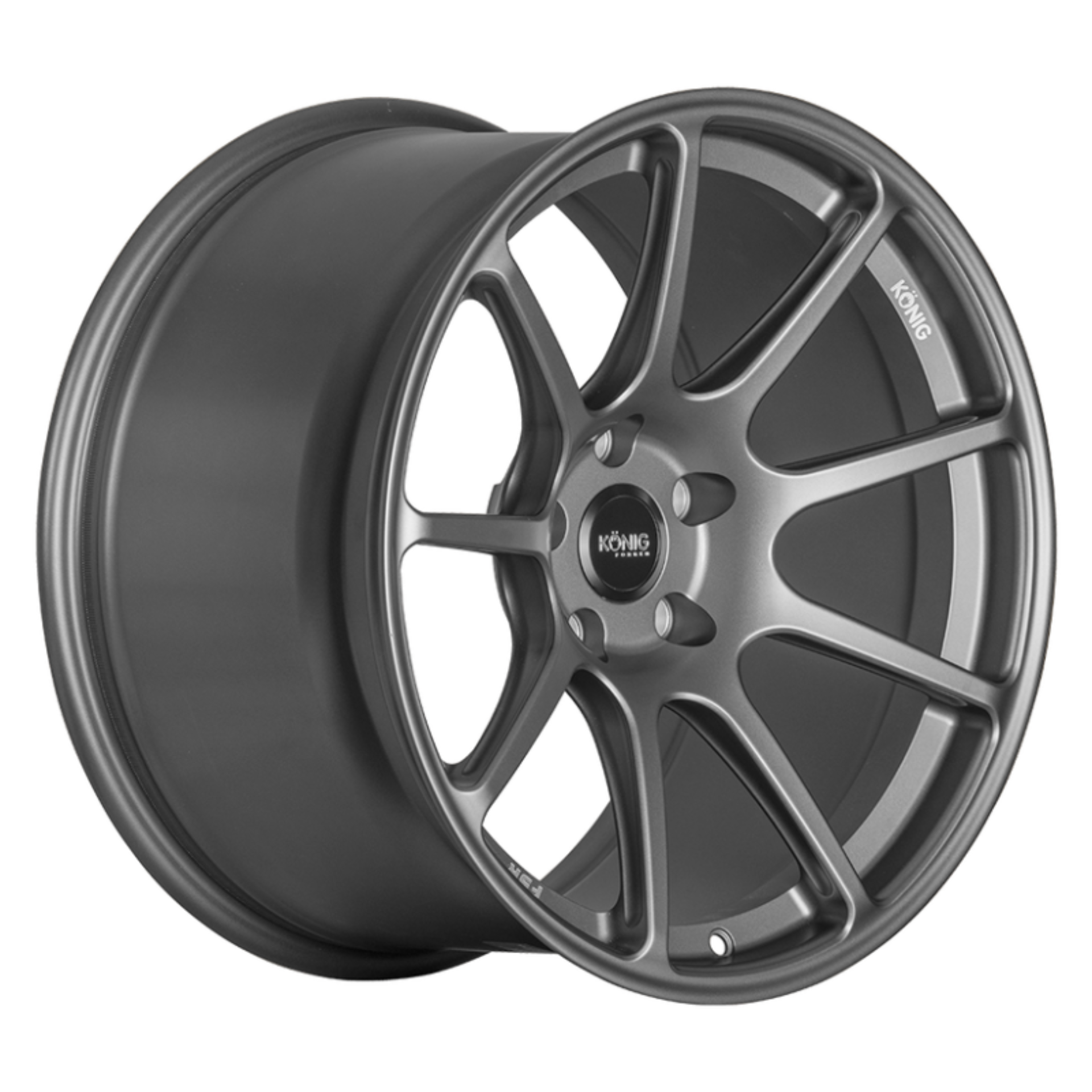 Picture of Konig Forged F5R 19x8.5 5x114.3 ET30 Ash Silver Wheel (Knurled Bead)