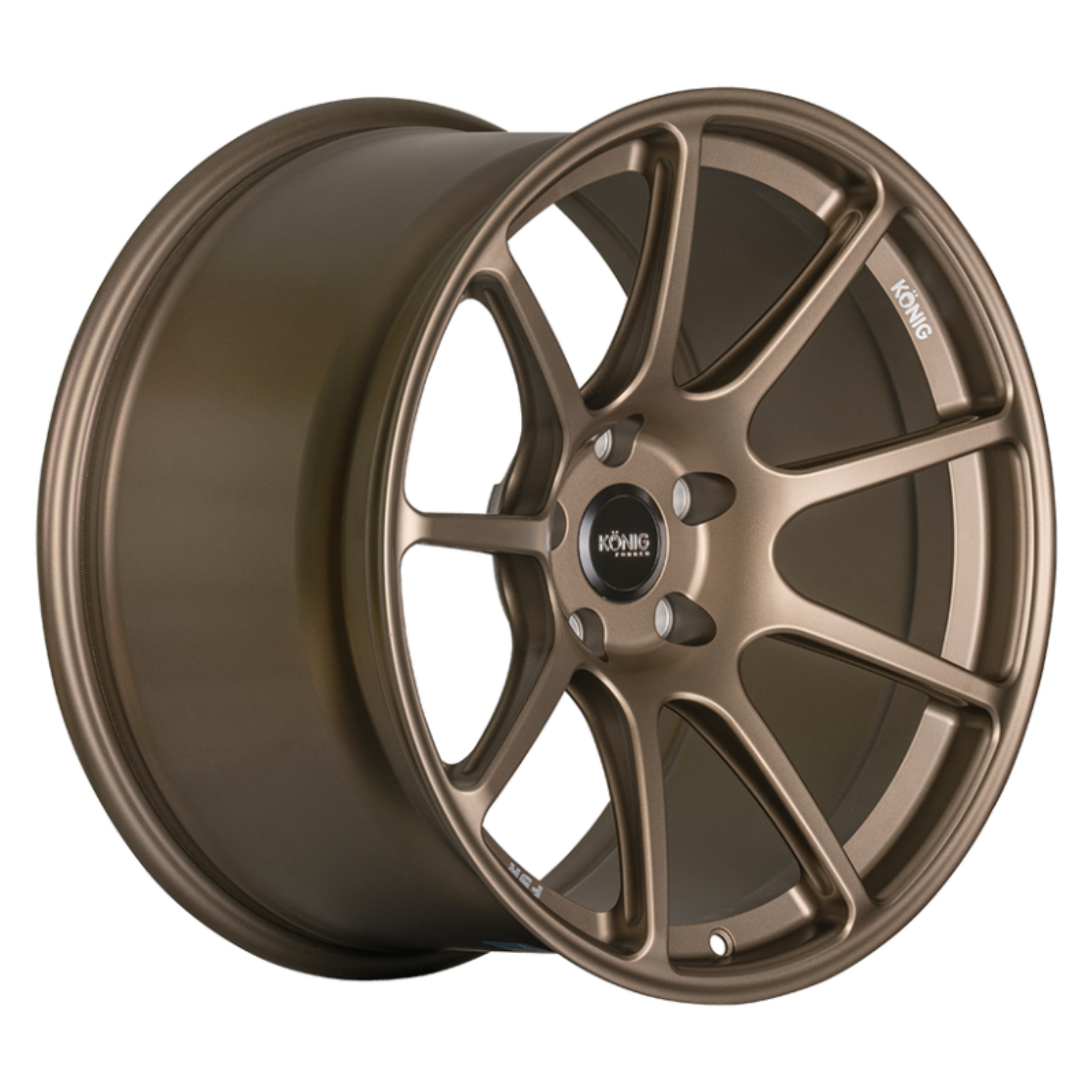 Picture of Konig Forged F5R 18x9.5 5x114.3 ET35 Satin Bronze Wheel (Knurled Bead)