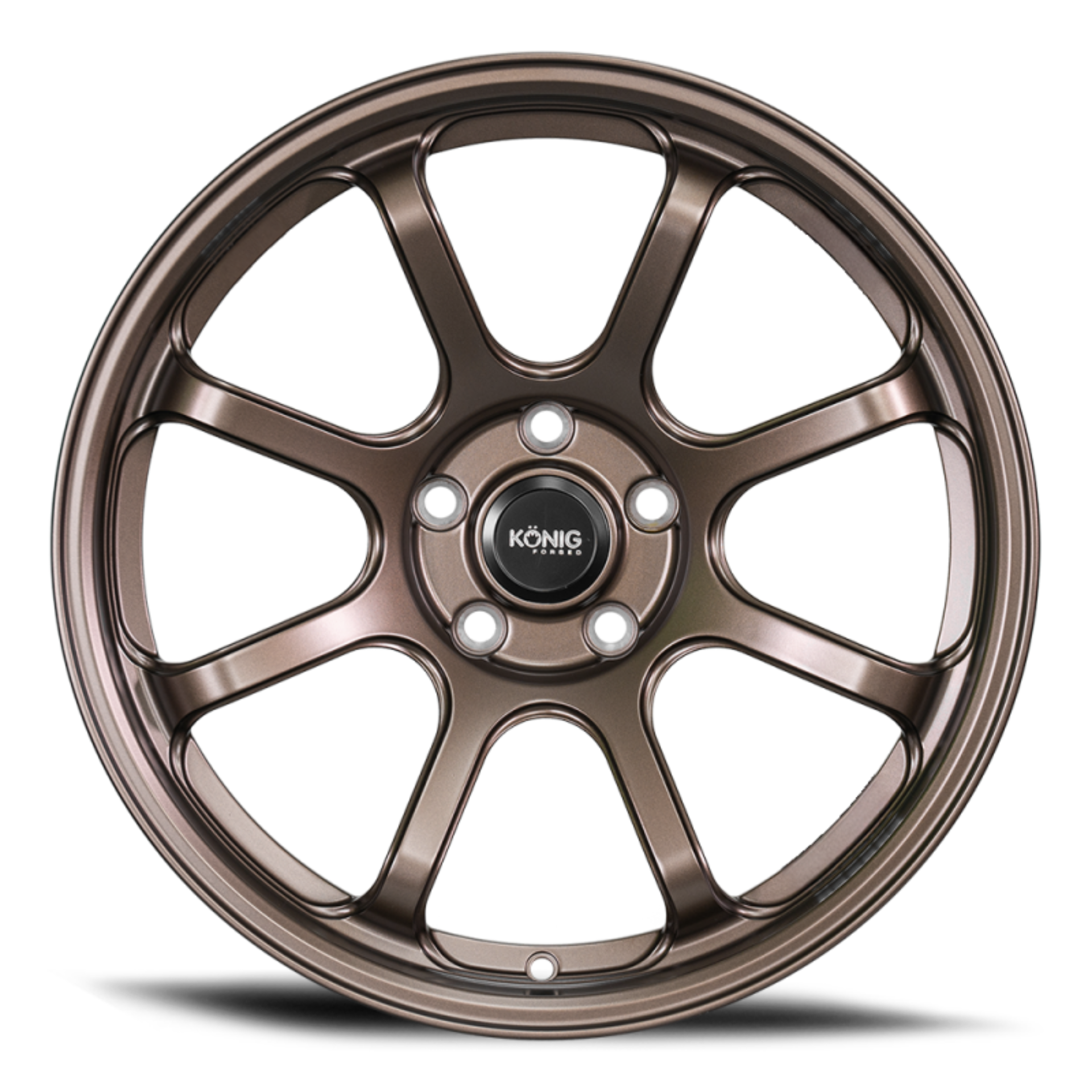Picture of Konig Forged F6SX 17x10 5x114.3 ET45 Race Bronze Wheel (Knurled Bead)