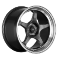 Picture of Konig Hyperspec 18x8.5A 5x114.3 ET43 Anthracite Metallic Wheel w/ Mirror Machined Lip (Knurled Bead)