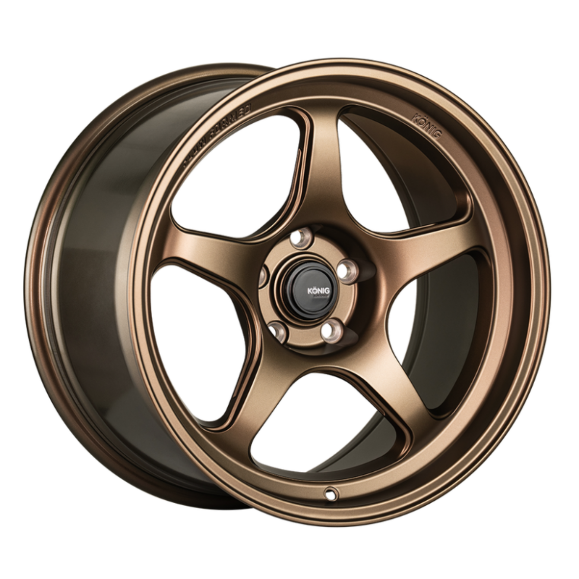 Picture of Konig Hyperspec 17x9 5x100 ET40 Matte Bronze Wheel (Knurled Bead)