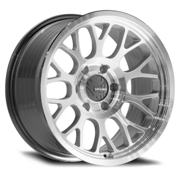 Picture of Mamba M28 17x9 5x127 ET-12 Silver Wheel w/ Mirror Machine Face & Lip