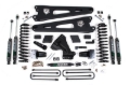 Picture of Zone Offroad 23-26 Ford F250/F350 4WD 7in Radius Arm Susp. Lift Kit 4.5in Rear - Adv. Series Shocks