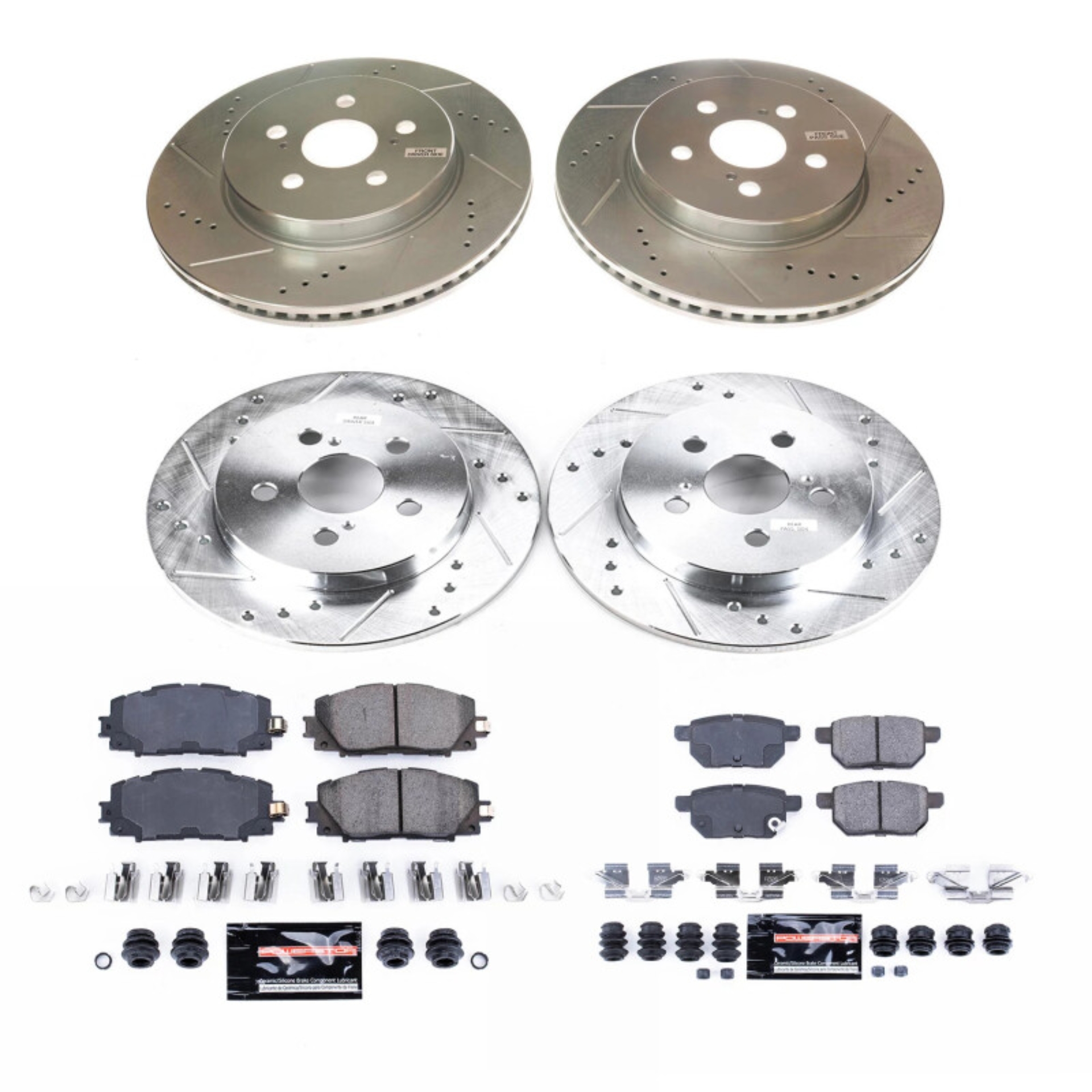 Picture of Power Stop 20-21 Toyota Prius Prime Front & Rear Z23 Evolution Sport Brake Kit