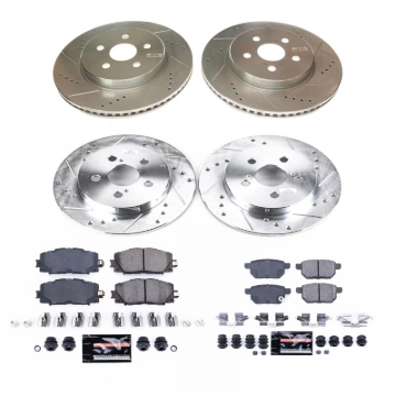 Picture of Power Stop 20-21 Toyota Prius Prime Front & Rear Z23 Evolution Sport Brake Kit