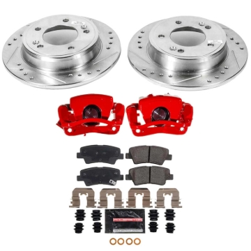 Picture of Power Stop 2016 Hyundai Veloster Rear Z23 Evolution Kit w/Calipers
