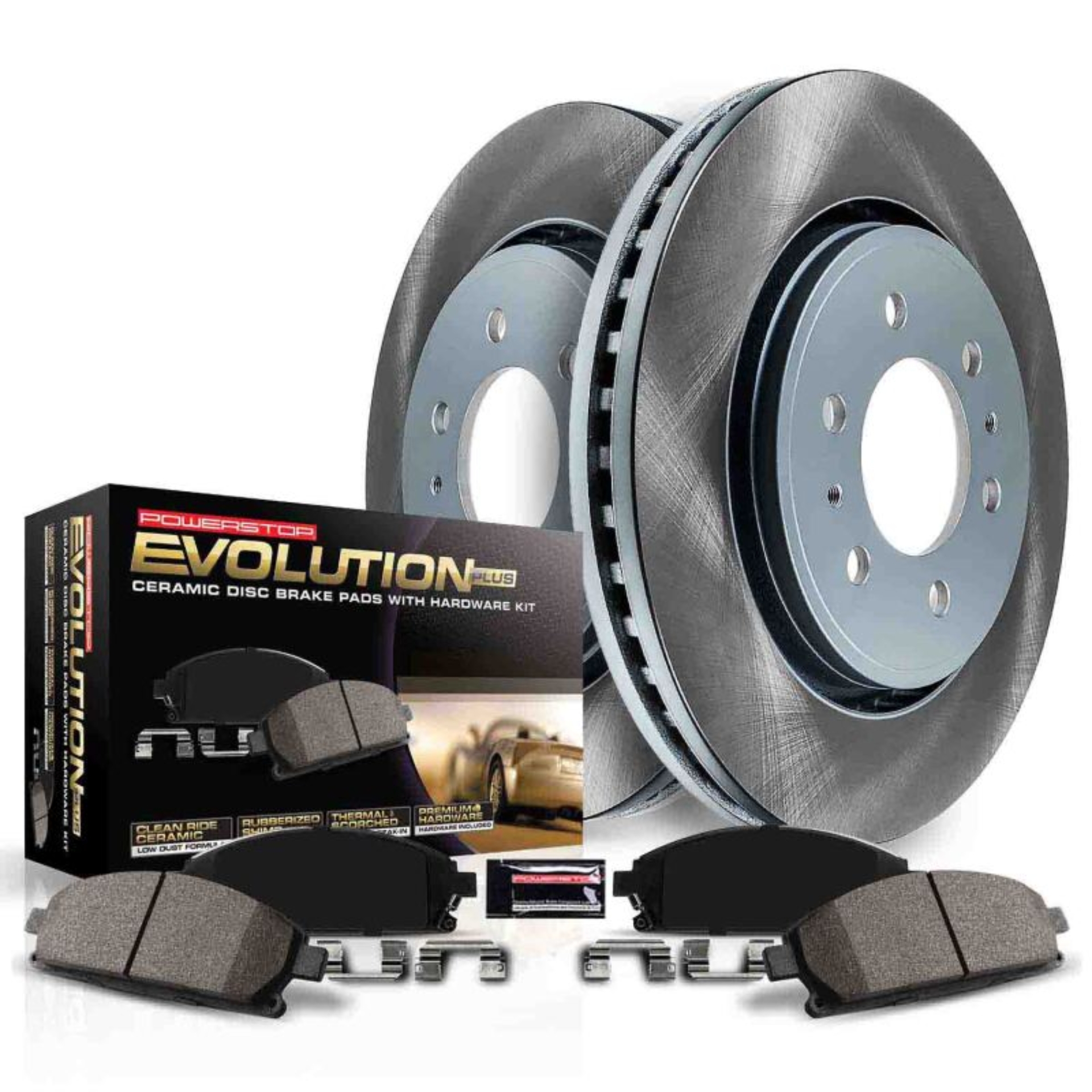 Picture of Power Stop 05-06 Toyota Camry Front and Rear Semi-Coated Rotor Kit