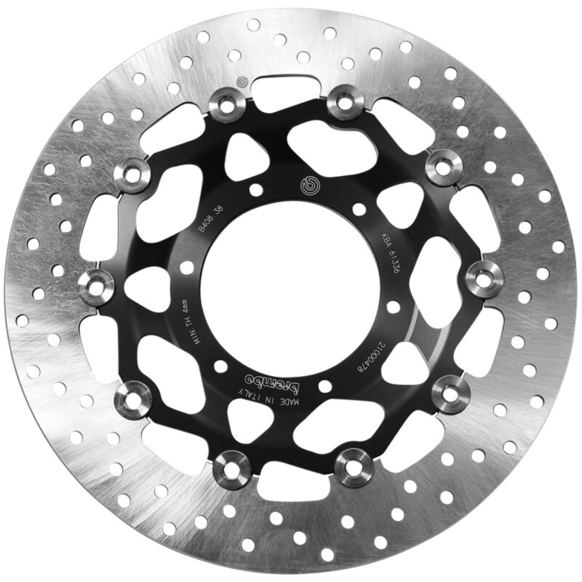 Picture of Brembo 14-17 Honda CBR R ABS Tricolore 250cc 296x4.5mm Brake Disc - Front Floating