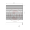 Picture of Wagner Tuning 240x251x52mm Radiator Core