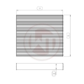 Picture of Wagner Tuning 685x489x50mm Radiator Core