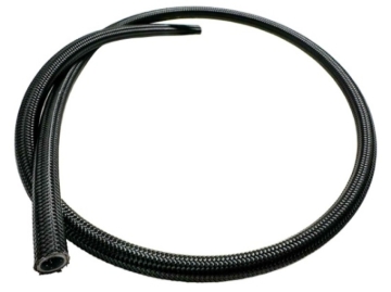 Picture of Fuelab Black Nylon Stainless Steel Braided PTFE Hose - 12AN - 10ft