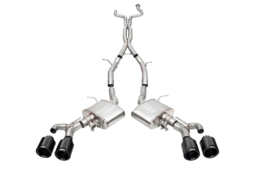 Picture of Corsa 22-25 Cadillac CT4 V Blackwing 3in Active Valve Cat-Back - 4.5in Carbon Fiber Black Tip
