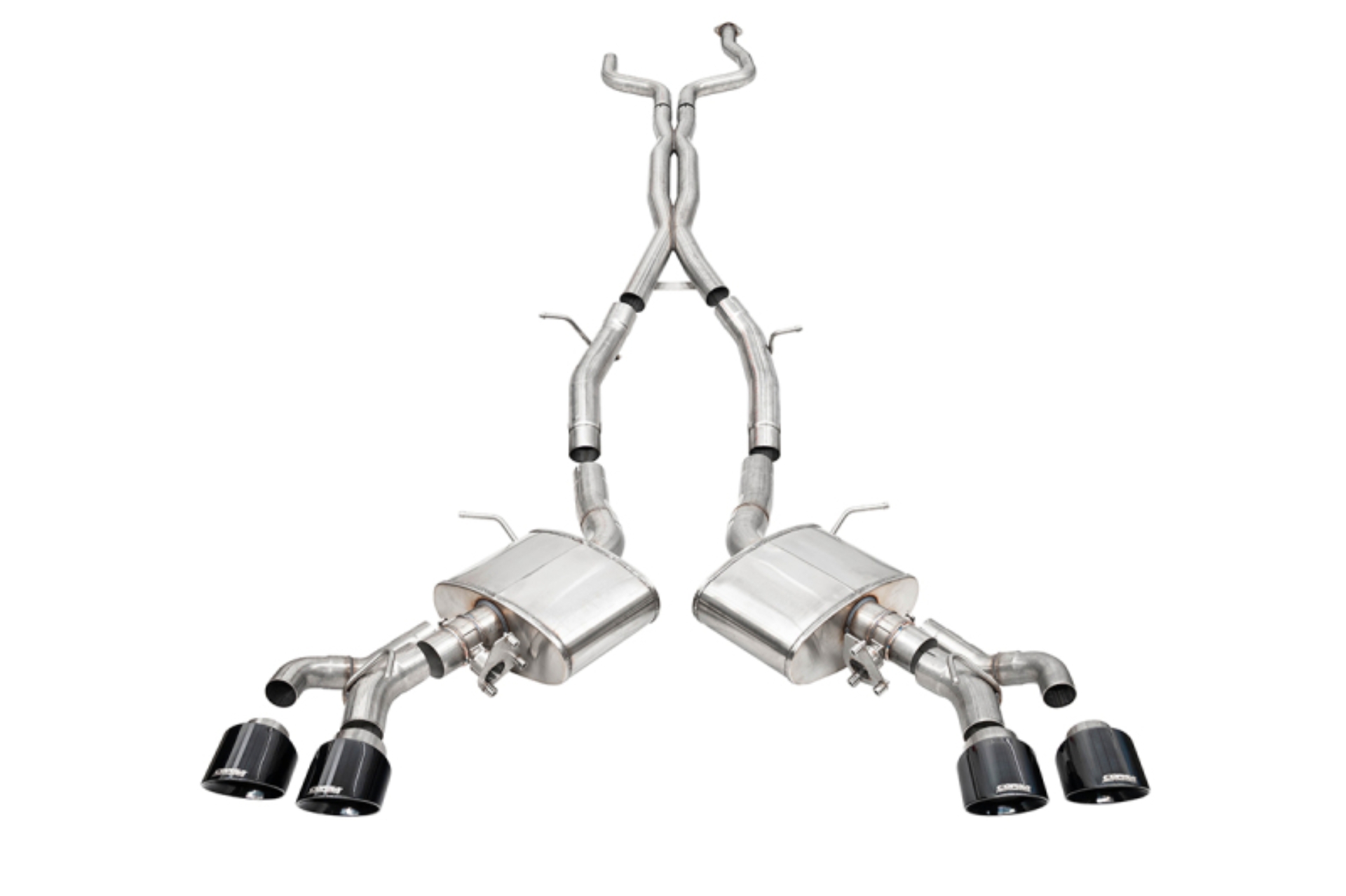 Picture of Corsa 22-25 Cadillac CT4 V Blackwing 3in Active Valve Cat-Back - 4.5in Black Tip