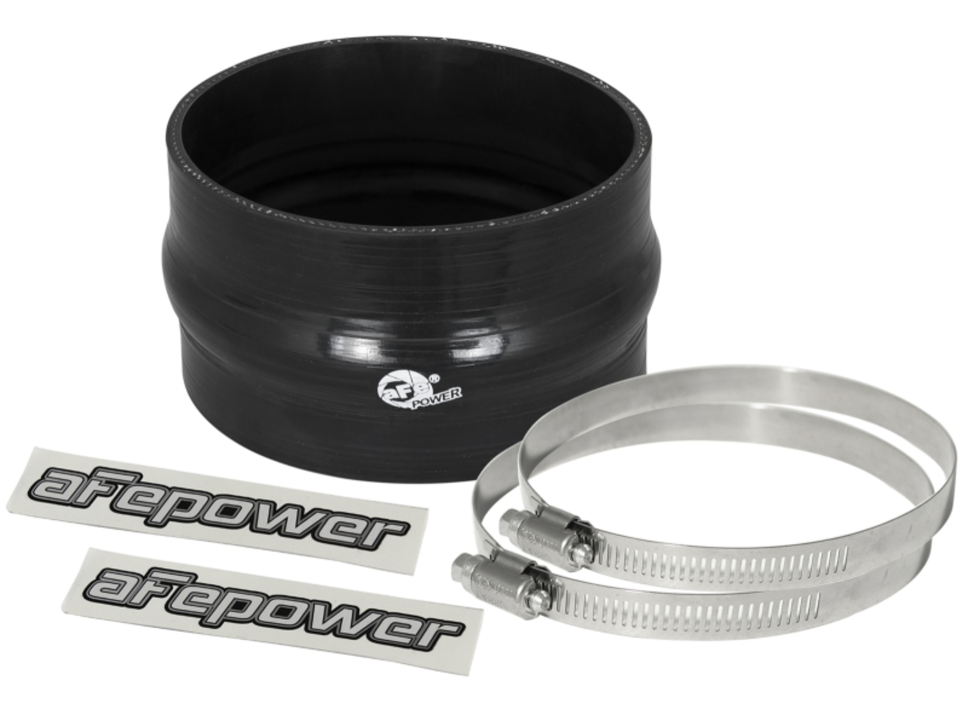 Picture of aFe Magnum FORCE 4.75in ID 3in L Straight Reducing Bellow Coupler - Black
