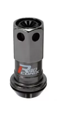 Picture of Project Kics 14X1.50 R40 Iconix Black Single Replacement Lug Nut