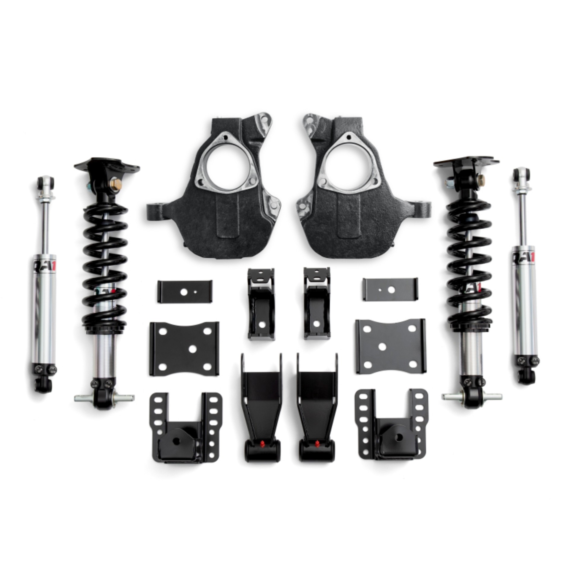 Picture of QA1 14-18 Chevy Silverado 4WD Dual Adjustable 4-6in Lowering Kit w/ Spindles