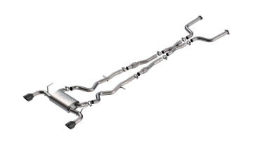 Picture of Borla 16-24 Infinity Q50 (Auto V6) S Type Cat Back - Black Chrome Tip