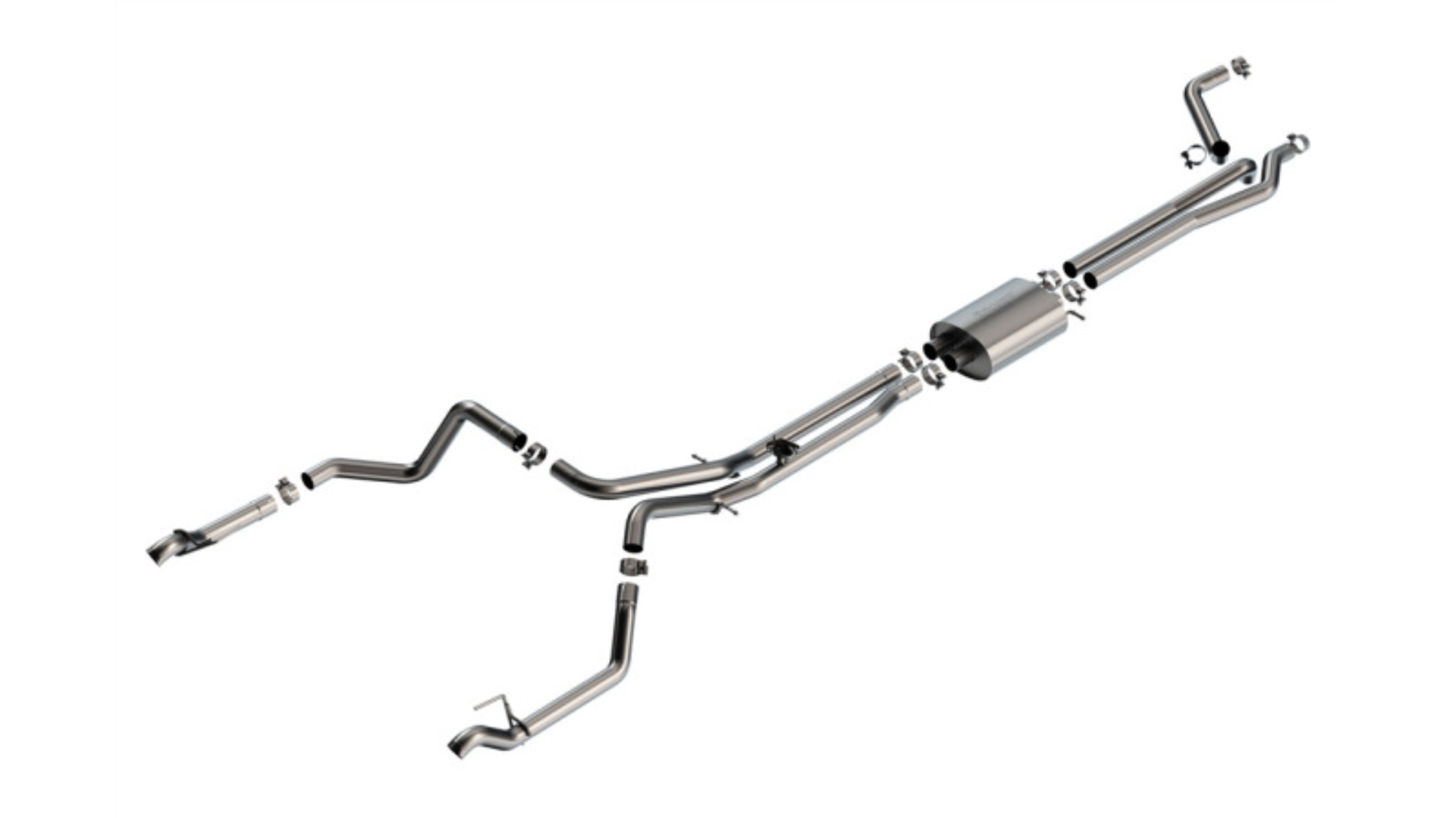 Picture of Borla 24-25 Chevy Silverado 1500 (6.2L V8) S-Type Cat Back - Factory Tips
