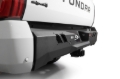 Picture of Addictive Desert Designs 2022+ Toyota Tundra Black Label Rr Bumper - Hammer Blk w/ Satin Blk Panels