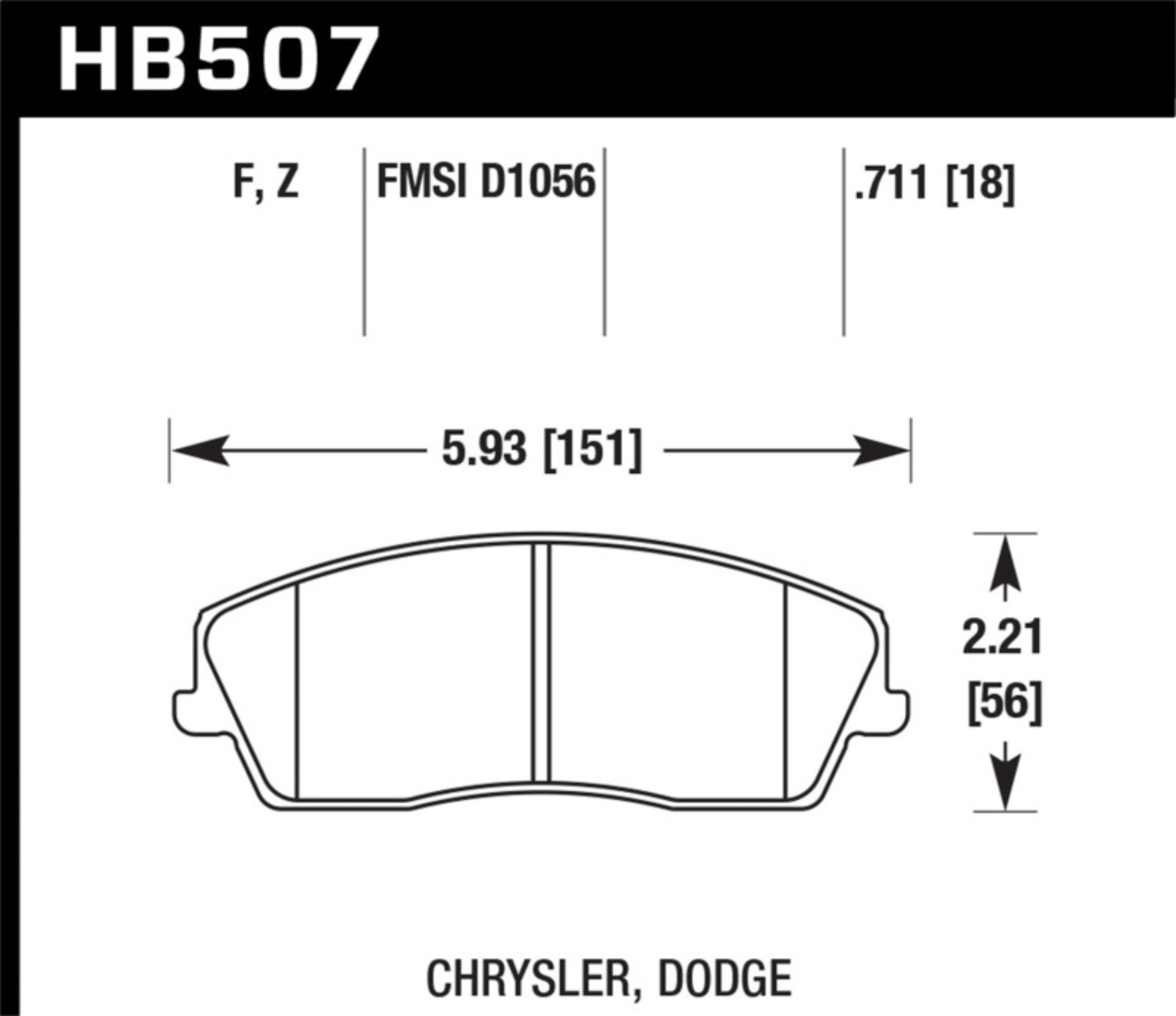Picture of Hawk HPS 5.0 Street Brake Pads