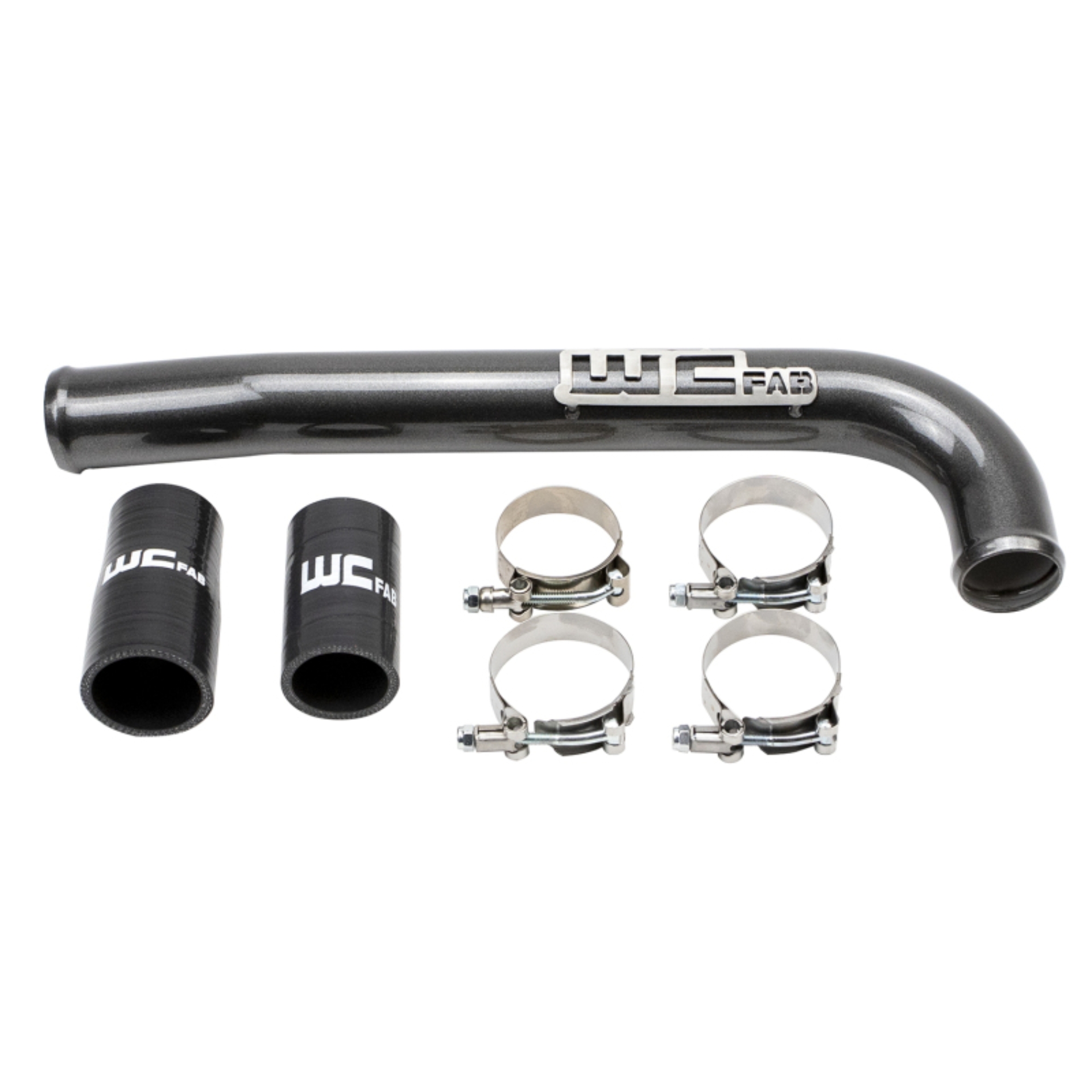 Picture of Wehrli 03-09 Cummins Upper Coolant Pipe - Gun Metal