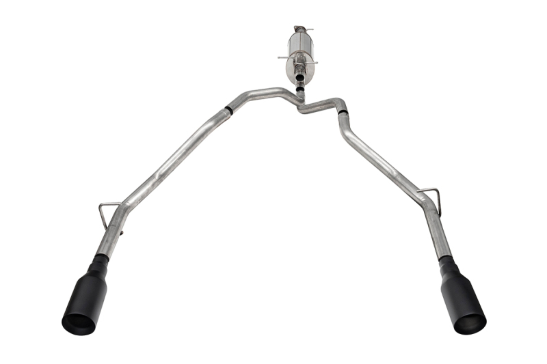 Picture of Corsa 25-26 Ram 2.5in Stainless Steel Sport Cat-back Dual Rear Exit 5.0in Black Tips