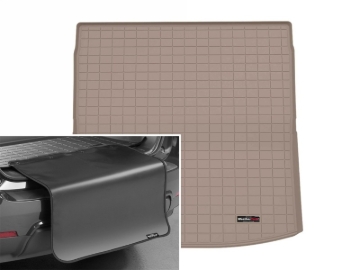 Picture of WeatherTech 2025 Buick Enclave Cargo Liner w/Bumper Protector - Tan