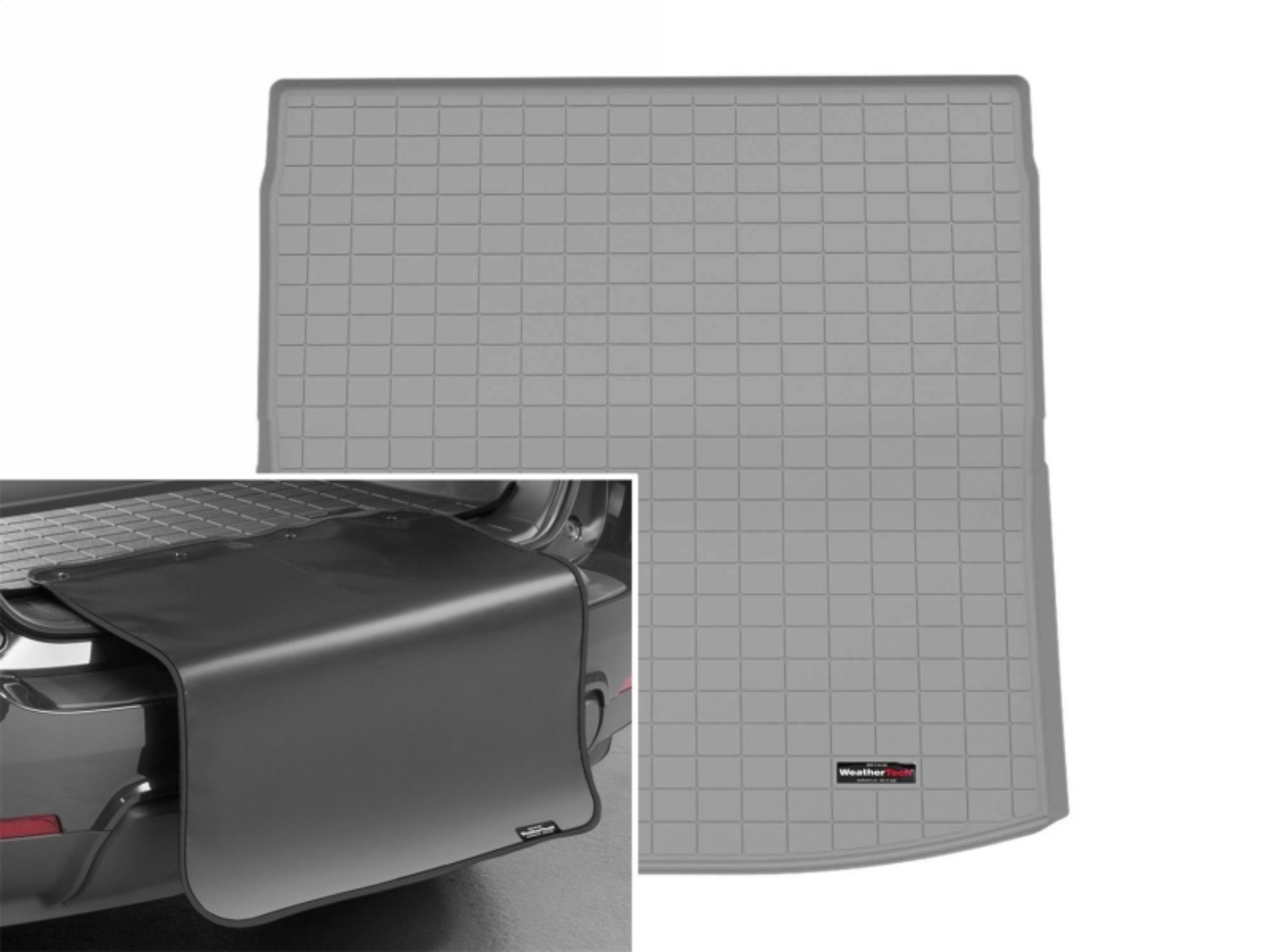 Picture of WeatherTech 2025 Buick Enclave Cargo Liner w/Bumper Protector - Grey