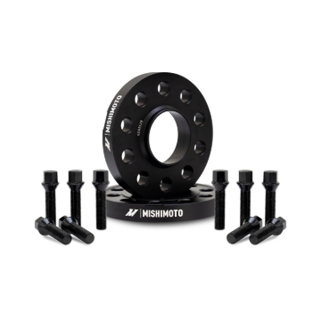 Picture of Mishimoto Wheel Spacers - 5x112 - 66.5 - 15 - M14 - Black
