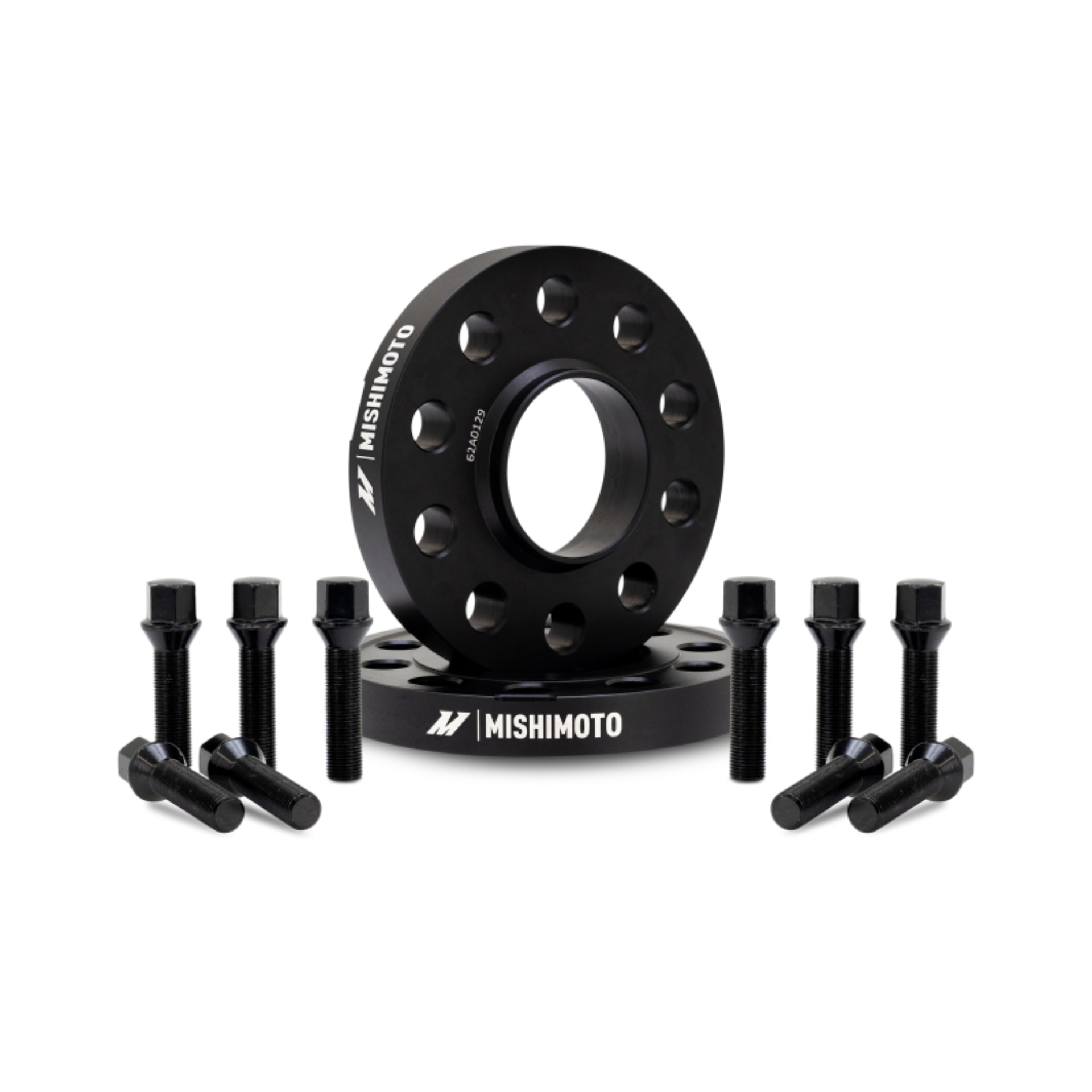 Picture of Mishimoto Wheel Spacers - 5x112 - 66.5 - 20 - M14 - Black
