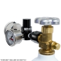 Picture of Snow Performance Billet Fixed (100PSI) CO2 Regulator w/Gauges