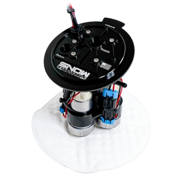 Picture of Snow Performance 2005+ Dodge Charger/Challenger Xtreme Fuel Hat - Triple Pump