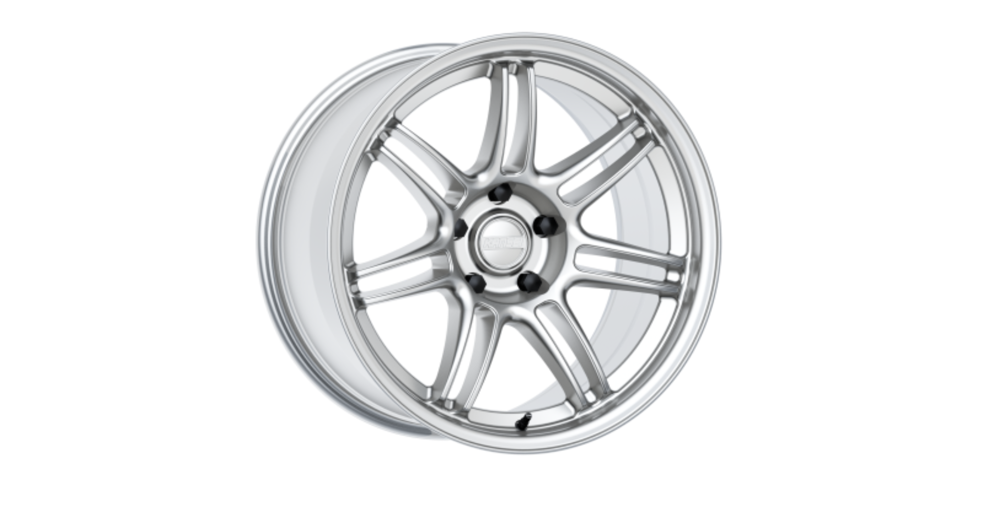 Picture of Kansei K17 Seven 18x9.5 / 5x114.3 BP / +22mm Offset / 73.1mm Bore - Hyper Silver