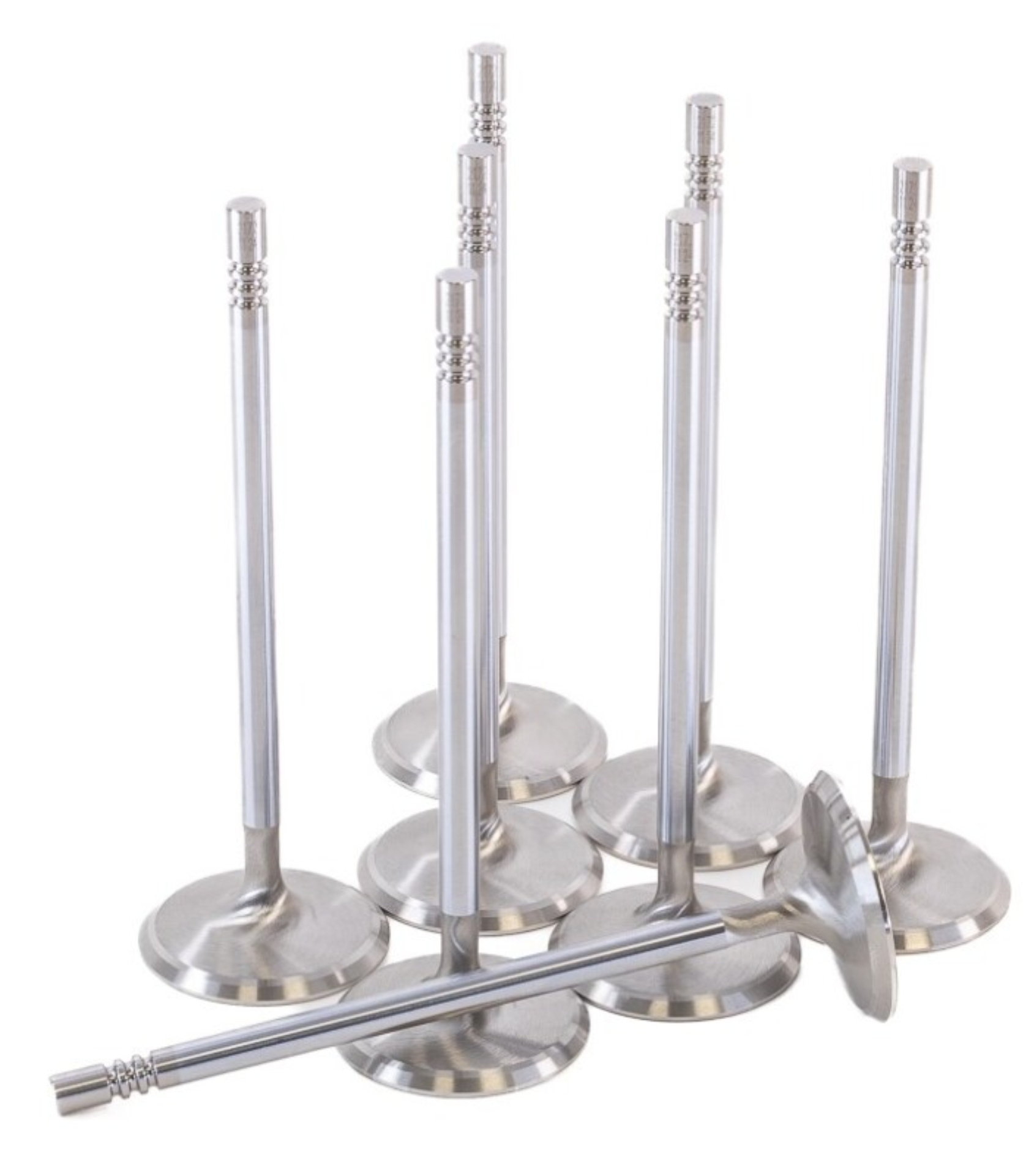 Picture of GSC P-D Ford Voodoo/Predator 38.26mm Head STD 121.13mm Long Chrome Polished Intake Valve - Set of 8