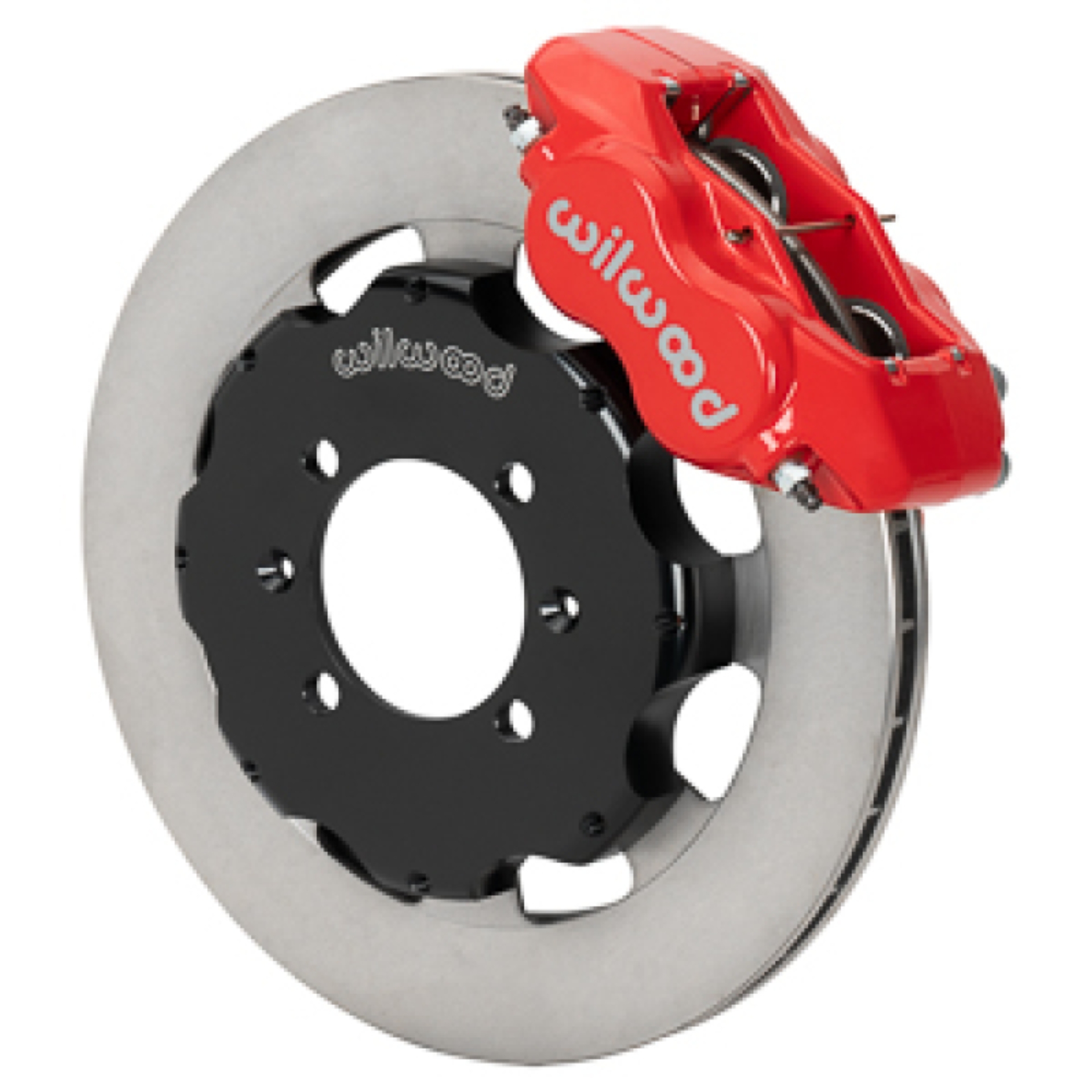 Picture of Wilwood Forged Dynalite Front Hat Kit 11.75in Rotor Red Caliper 16+ Miata