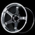 Picture of Advan GT Beyond 17x8.0 +45 5x114.3 Machined Hyper Platinum Black