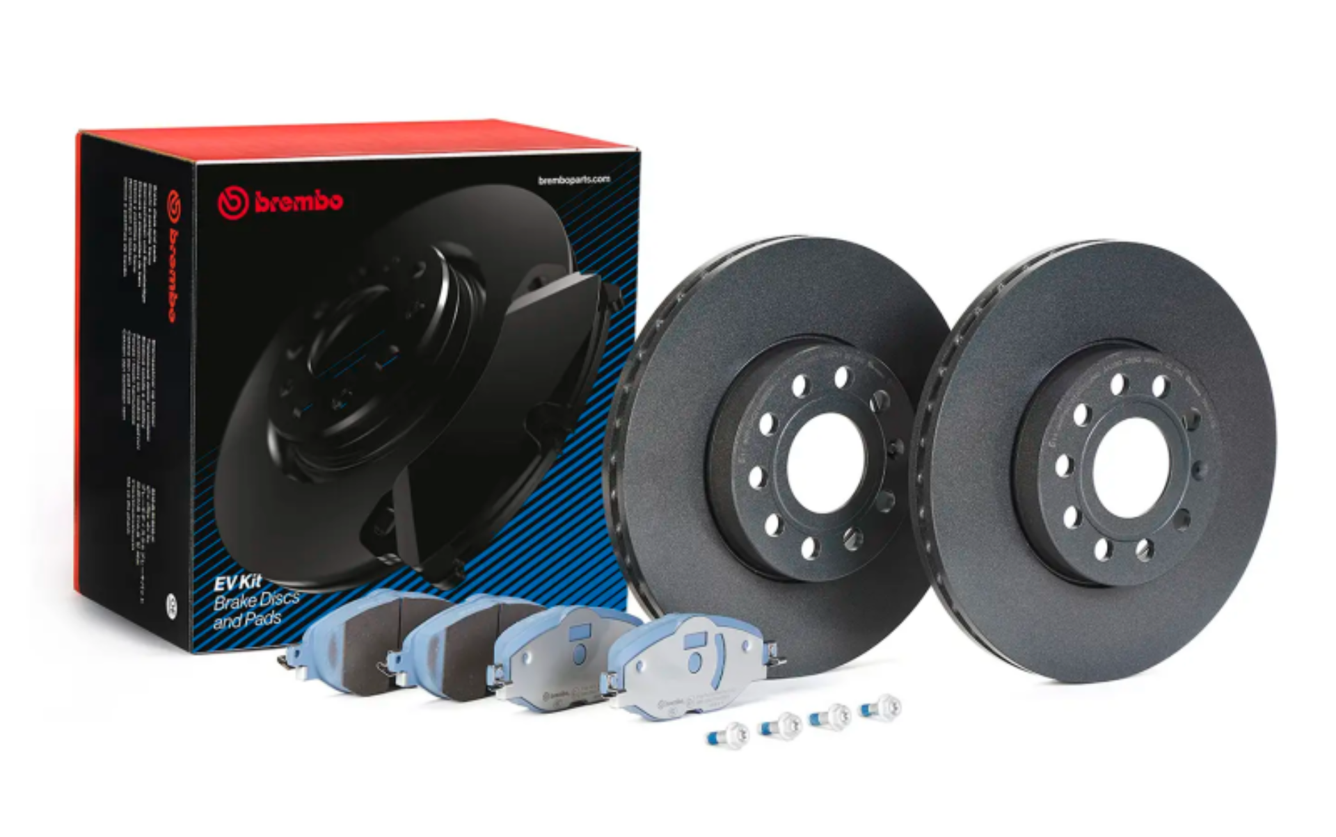 Picture of Brembo OE 12-21 VW Golf VII (5G1, BQ1, BE1, BE2) EV Brake Kit - Left Front/Rear