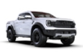 Picture of Rally Armor 23-25 Ford Ranger Raptor Black UR Mud Flap Grey Logo