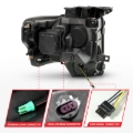 Picture of ANZO 09-14 Ford F-150 (Factory Halogen Model ONLY) Full LED Proj Headlights Init/SeqSig Black - Pair