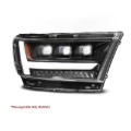 Picture of ANZO 19-24 RAM 1500 (New Body/OE Halogen) Full LED Proj Headlights DRL/SeqSig Black - Pass. Side