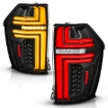 Picture of ANZO 21-24 Chevy Suburban/Tahoe Full LED Tail Lights SeqSig Black - Pair