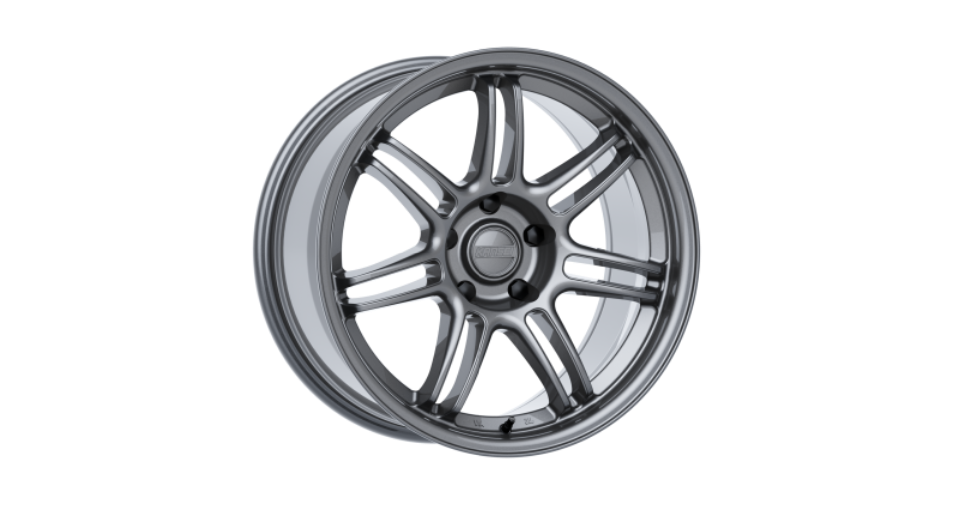 Picture of Kansei K17G Seven - 18X9 / 5X114.3 / +22mm Offset / 73.1mm Bore - Gloss Gunmetal