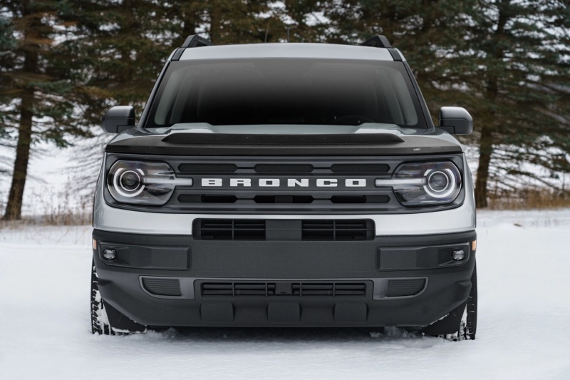Picture of Husky Liners 21-25 Ford Bronco Sport Aeroskin II - Tex. Blk