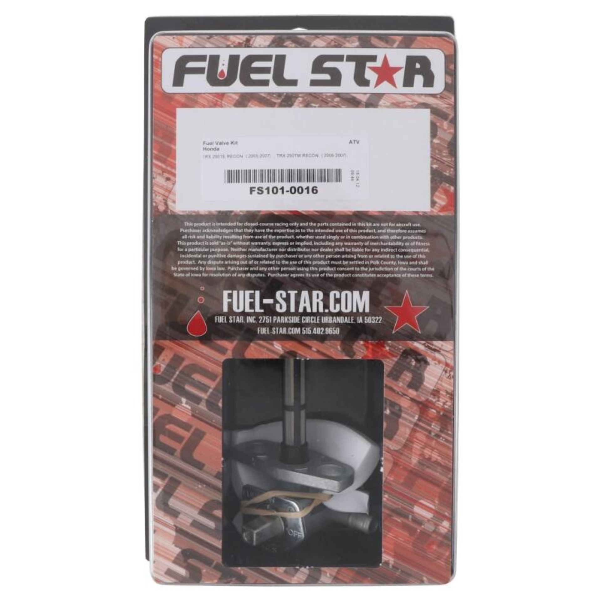 Picture of All Balls Racing 05-07 TRX 250 TE Recon/TRX 250 TM Recon Fuel Valve Kit