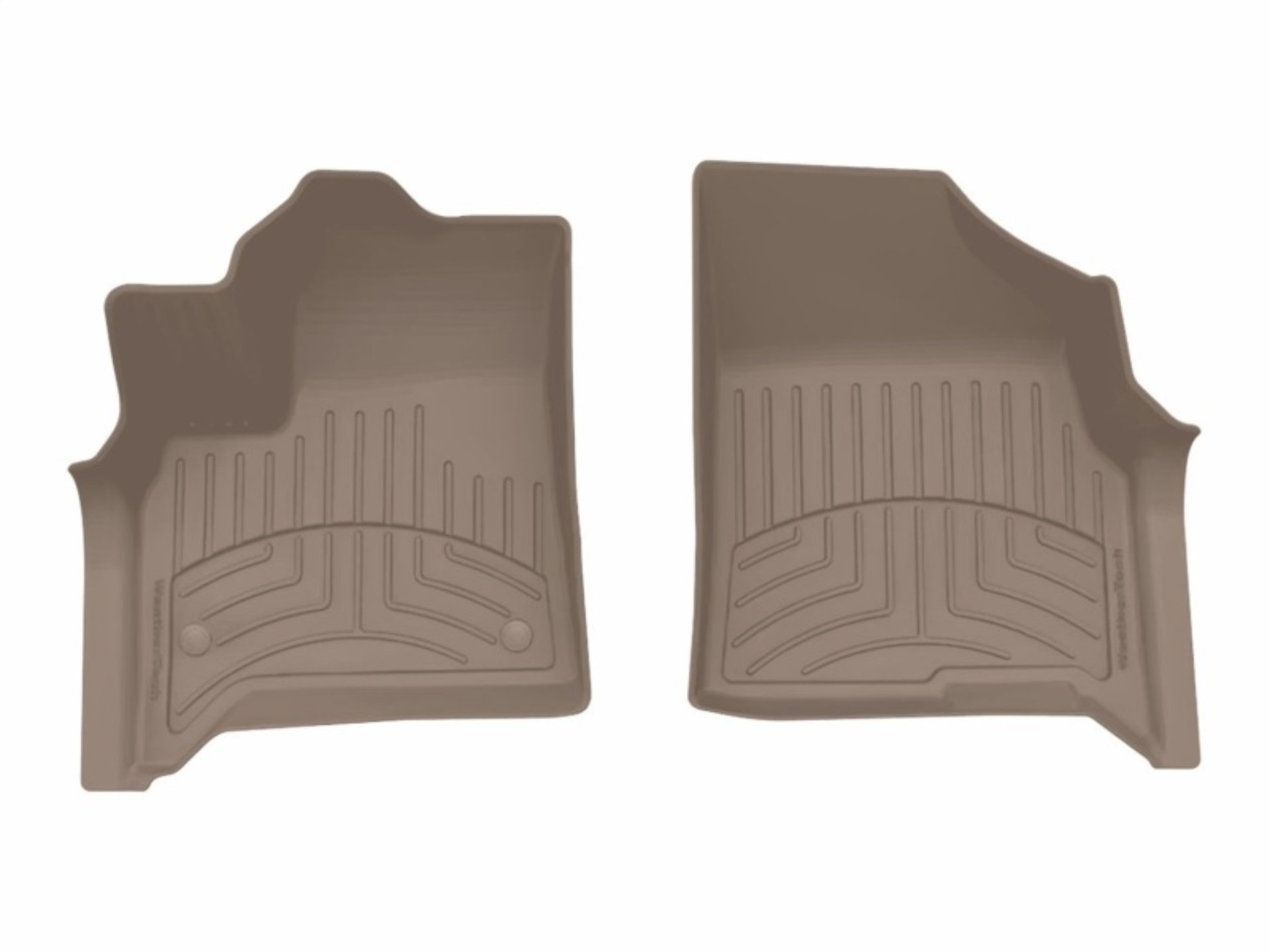 Picture of WeatherTech 24-25 GMC Acadia (Incl. Denali) w/Bench & Bucket Seats Front FloorLiner HP - Tan